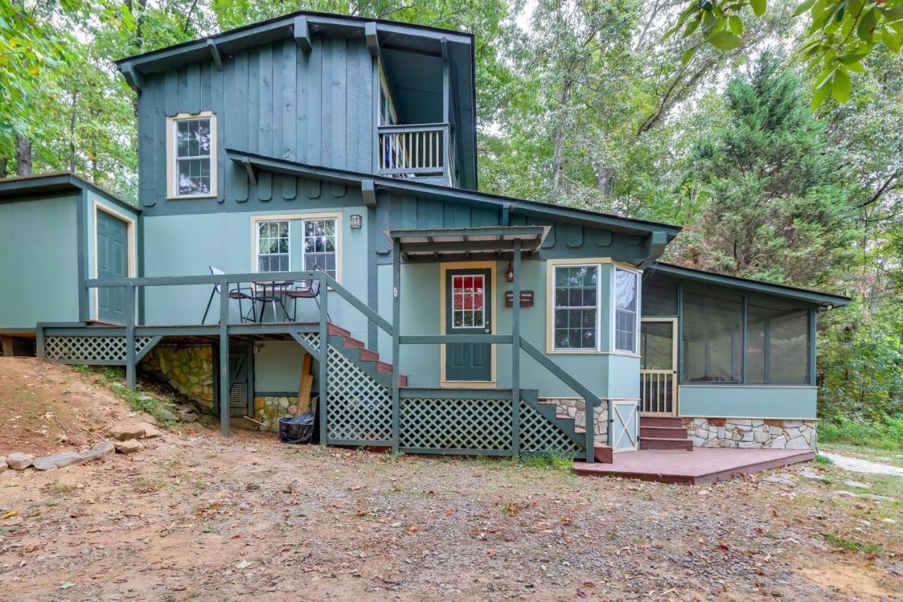 Mountaintop Ellijay Cabin With Private Hot Tub Eksteriør billede